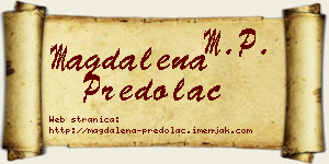 Magdalena Predolac vizit kartica